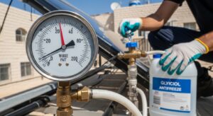 חוסר מים במערכת סולארית