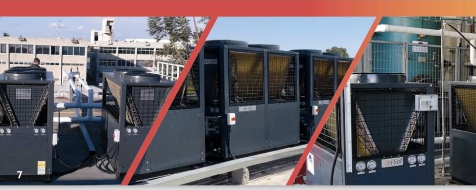 משאבת חום לחימום מים בבניין משותף – חיסכון עד 92% בחשמל