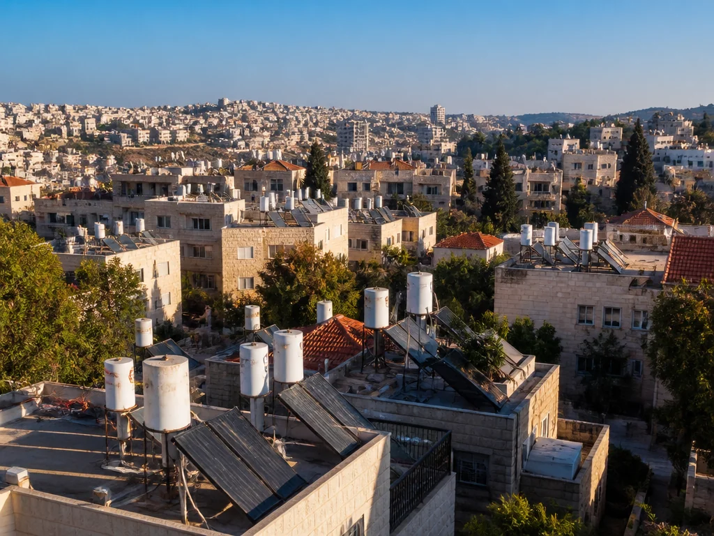 תמונה ראשית: אנרגיית שמש בישראל - גגות עם דודי שמש | Yishay