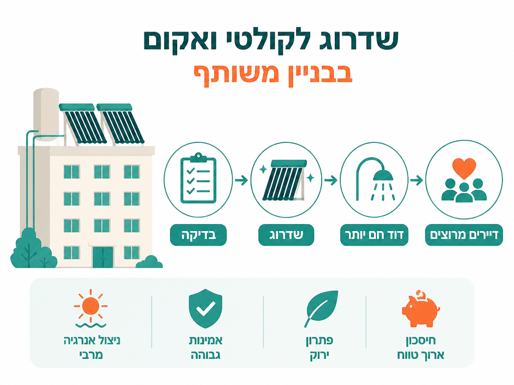 שדרוג לקולטי ואקום בבניין משותף - נתונים ומדדים